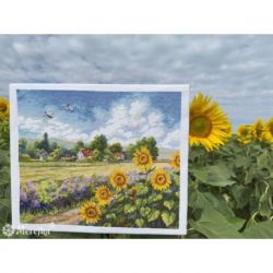 Borduurpakket "The Way Home" 32x37,5 cm Merejka-K273