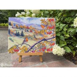 Borduurpakket "Hills Laced with Gold" 31x40 cm Merejka-K274