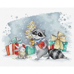 Borduurpakket On Christmas Eve MP-Studia M-398