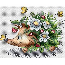 Borduurpakket "Spring hedgehog" MP-Studia M-660