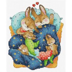 Borduurpakket "Bunny's Dreams" MP-Studia M-769