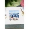 Borduurpakket "Mountain trip" 11x11 cm MP-Studia M-986