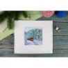 Borduurpakket "Through the winter forest" 11x11 cm MP-Studia M-988