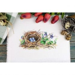 Borduurpakket "On the forest edge" 12x20 cm MP-Studia M-1233