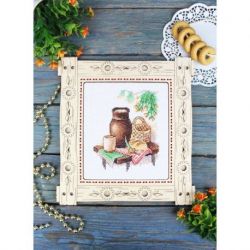 Borduurpakket "Simple lunch" 13x11 cm MP-Studia M-1239