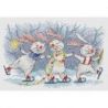 Borduurpakket "Festive round dance" 13x20 cm MP-Studia M-993