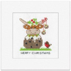 Highland Card - Christmas Pudding