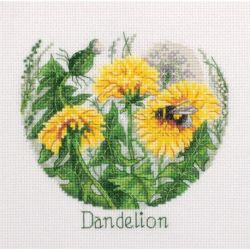 Borduurpakket KLART "Floral tenderness. Dandelions" PANNA 8-373