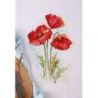 Borduurpakket PANNA "Watercolor poppies" PANNA C-7230