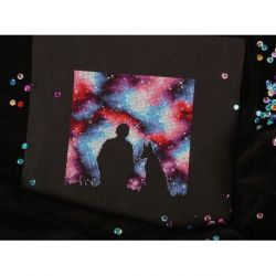 Borduurpakket PANNA "Best friends in the Universe" PANNA KS-7250