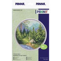 Borduurpakket PANNA "Morning in the forest" PANNA PS-7075