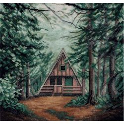 Borduurpakket PANNA "Little house in the forest" PANNA PS-7384