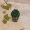 Broche kit KLART "Broche Cactus" PANNA 10-005