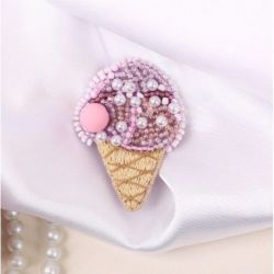 Broche kit KLART "Broche Ice cream" PANNA 10-026