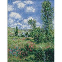 Borduurpakket PANNA "View of Vétheuil" PANNA MET-7359
