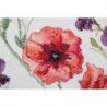 Kussen kit PANNA "Cushion front. Poppies and Echinacea" PANNA PD-7329