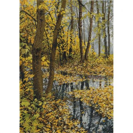 Borduurpakket PANNA "Landscape in autumn colors" PANNA PS-1287