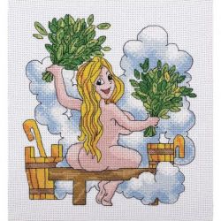 Borduurpakket PANNA "In a healthy body healthy mind" PANNA VK-1682