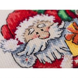 Borduurpakket KLART "Snowman and Santa Claus" PANNA 8-507