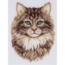 Borduurpakket PANNA "Siberian cat" PANNA J-7465