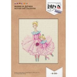 Borduurpakket KLART "Mother and daughter" PANNA 8-218