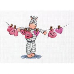 Borduurpakket KLART "I love you!" PANNA 8-280