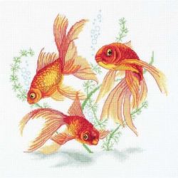 Borduurpakket PANNA "Goldfish" PANNA R-7141
