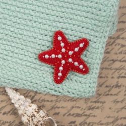 Broche kit KLART "Broche Starfish" 5,5x5,5 cm PANNA 10-012