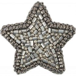 Broche kit KLART "Broche Star" 4,5 x 4,5 cm PANNA 10-039