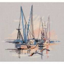 Borduurpakket PANNA "Charleston harbor" 20.5 x 18.5 cm PANNA GM-7268