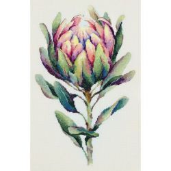 Borduurpakket PANNA "Protea" 24.5 x 38 cm PANNA C-7443
