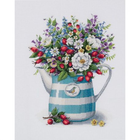 Borduurpakket PANNA "Midst of july" 26.5 x 33.5 cm PANNA C-7291