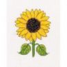 Borduurpakket KLART "Sunflower" 10 x 12 cm PANNA 12-064