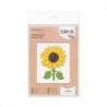 Borduurpakket KLART "Sunflower" 10 x 12 cm PANNA 12-064