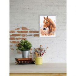 Borduurpakket PANNA "In the steppe among the grasses" 26.5 x 33 cm PANNA J-7528