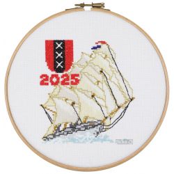 Borduurpakket Jubileum Sail en Amsterdam