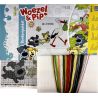Borduurpakket Woezel en Pip kids geboorte met de ooienvaar