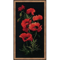 Borduurpakket Poppies 1057