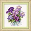 Borduurpakket Irises in Vase 1071