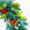 Borduurpakket Wreath with Blue Spruce 1603