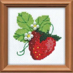 Borduurpakket Garden Strawberry 1165